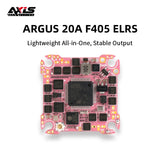 (PRE-ORDER) AxisFlying Argus AIO 20A F405 3-4S With ELRS 2.4G /ICM42688 2.2" to 2.5" Whoop Flight Controller - 25x25mm