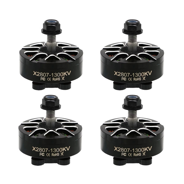 X2807 1300KV 6S Brushless Motor Set for 6/7 inch builds (4 x Motors)