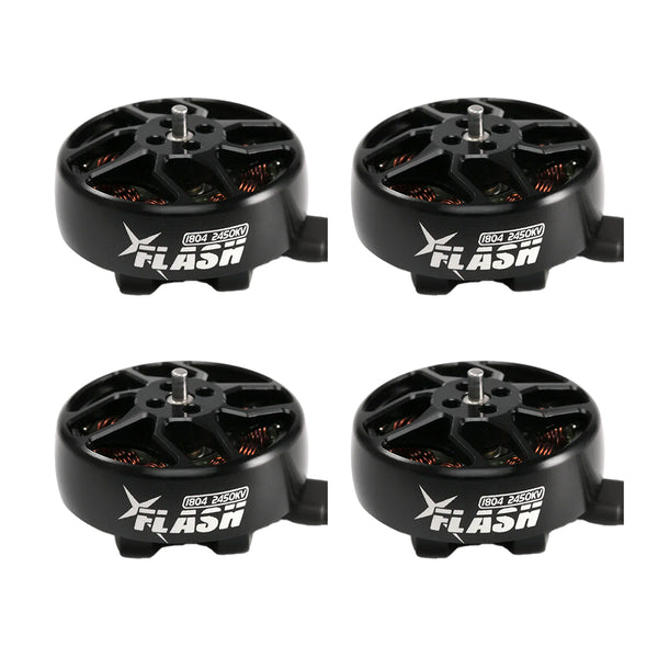 FlyFishRC Flash 1804 2450KV 6S Freestyle Motor Set for 3/3.5 inch Drones Cinebot30 (4 Motors)
