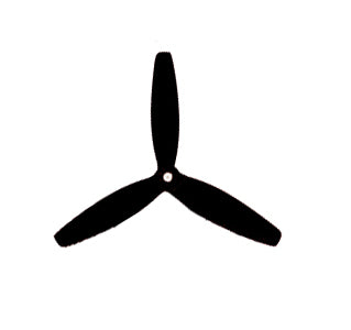 Lumenier FPV Racing Propellers 5040 3-Blade (2CW+2CCW) - Black