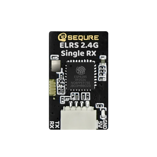 PRE-ORDER Sequre ELRS 2.4GHz Single RX Single Antenna TCXO High Refresh Rate Low Latency Receiver w/ UFL Antenna