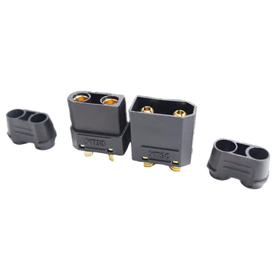 (PRE-ORDER) XT90H Male and Female Pair - Black