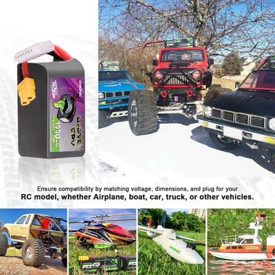 PRE-ORDER Ovonic Rebel 2.0 6S 1550mAh 150C 22.2V FPV Racing Freestyle Lipo Battery Pack - XT60