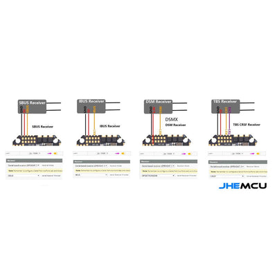JHEMCU GHF405 PRO Bluejay 40A 3-6S AIO Whoop Flight Controller