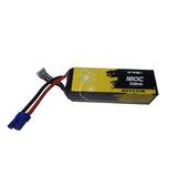 BONKA 5200mAh 6S 22.2V 180C/360C Lipo Battery for 7 to 10 inch Drones - EC5