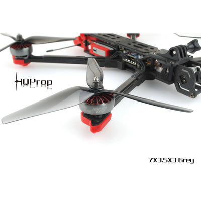 PRE-ORDER HQProp 7x3.5x3 for Long Range 7inch Drone Propeller Set (2CW-2CCW) - Light Grey