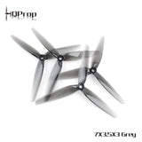 PRE-ORDER HQProp 7x3.5x3 for Long Range 7inch Drone Propeller Set (2CW-2CCW) - Light Grey