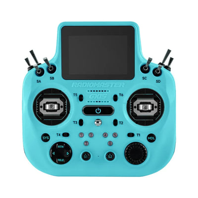PRE-ORDER RadioMaster GX15 ELRS Gemini 2.4GHz 3.5-inch Touchscreen Display V6 CNC Hall Sensor Gimbals Radio Controller - Blue