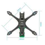 GepRC Mark5 Pro Squashed X Freestyle Frame Kit - Green (Frame Only)