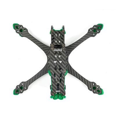 GepRC Mark5 Pro Squashed X Freestyle Frame Kit - Green (Frame Only)