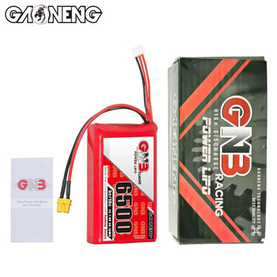 Gaoneng GNB 2S 7.4V 6500mah 5C Lipo Battery XT30 for Boxer, TX15, TX16S Radios