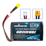 RadioMaster 2S 7.4V 6200mah Lipo Transmitter Battery XT30 for Boxer, TX15, TX16S Radios