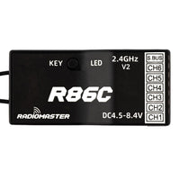 Radiomaster R86C V2 Frsky D8/D16 and Futaba SFHSS Compatible 6 Channels PWM Receiver w/Sbus