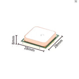 PRE-ORDER M10FD GNSS with HMC5883 Compass GPS Module - 28x28x8mm