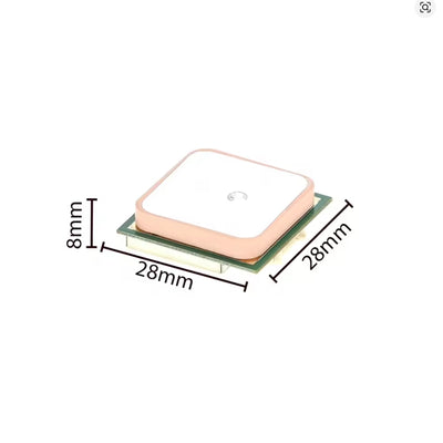 PRE-ORDER M10FD GNSS with HMC5883 Compass GPS Module - 28x28x8mm