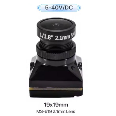 (Pre-Order) Mini Analog Camera MS-619 1800TVL 2.1mm 4:3 / 16:9 for FPV