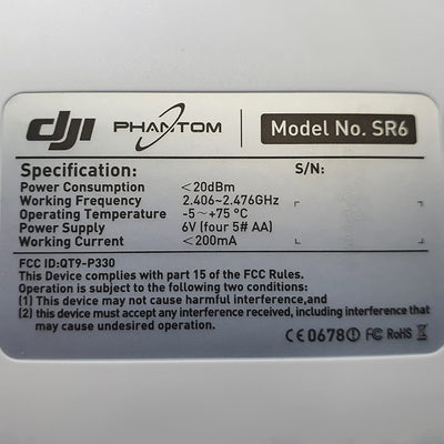DJI SR6 6CH 2.4GHz Radio Controller with PPM Receiver compatible with Pixhawk/INAV/ArduPilot/Betaflight