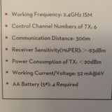DJI SR6 6CH 2.4GHz Radio Controller with PPM Receiver compatible with Pixhawk/INAV/ArduPilot/Betaflight