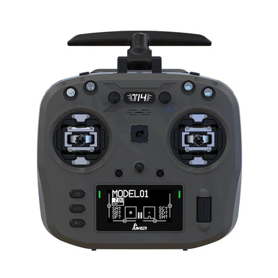 Jumper T14 ELRS 1W 2.4GHz VS-M HALL Sensor Gimbals 2.42" OLED Screen EdgeTX RC Transmitter - Grey