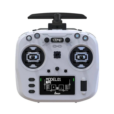 PRE-ORDER Jumper T14 Macarone ELRS 1W 2.4GHz VS-M HALL Sensor Gimbals 2.42" OLED Screen EdgeTX RC Radio Transmitter - White