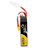 TATTU 450mAh 2s 95c High Voltage Lipo Battery - Long - XT30