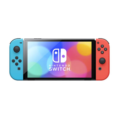 Nintendo Switch – OLED Model w/ Neon Red & Neon Blue Joy-Con