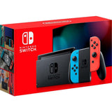 Nintendo Switch with Neon Blue and Neon Red Joy‑Con